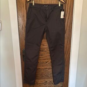 Vans Men's Black Pants Slim fit SZ 30 NWT